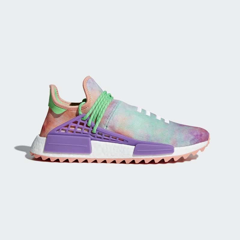 Pharrell Williams x adidas NMD Hu Trail Holi Chalk Coral AC7034